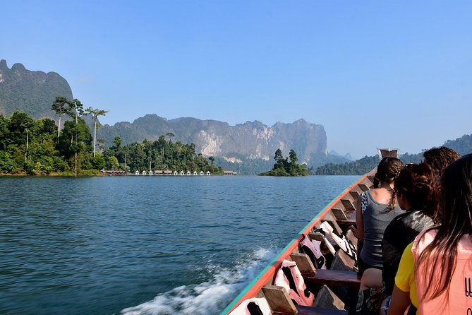 1 Day Khao Sok Jungle Safari and 2 Days Cheow Lan Lake Explorer from Krabi - Cheow Lan Lake by longtail boat