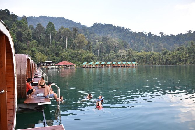 2 Days Cheow Lan Lake Raft House from Krabi - Longtail boats and the first look at Cheow Lan Lake