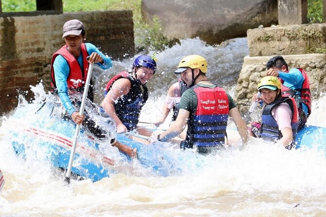 5 km Rafting, ATV & Zipline Tour From Krabi - A quick zipline above the forest