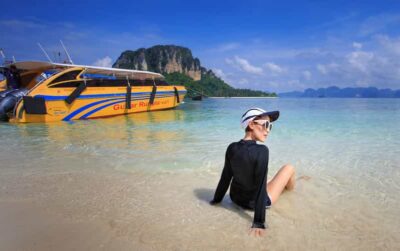 4 Islands Day Tour by Speedboat or Longtail Boat