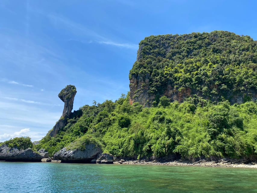 Ao Nang: 4 Islands Day Tour by Speedboat or Longtail Boat - Chicken Island’s famous rock and snorkeling