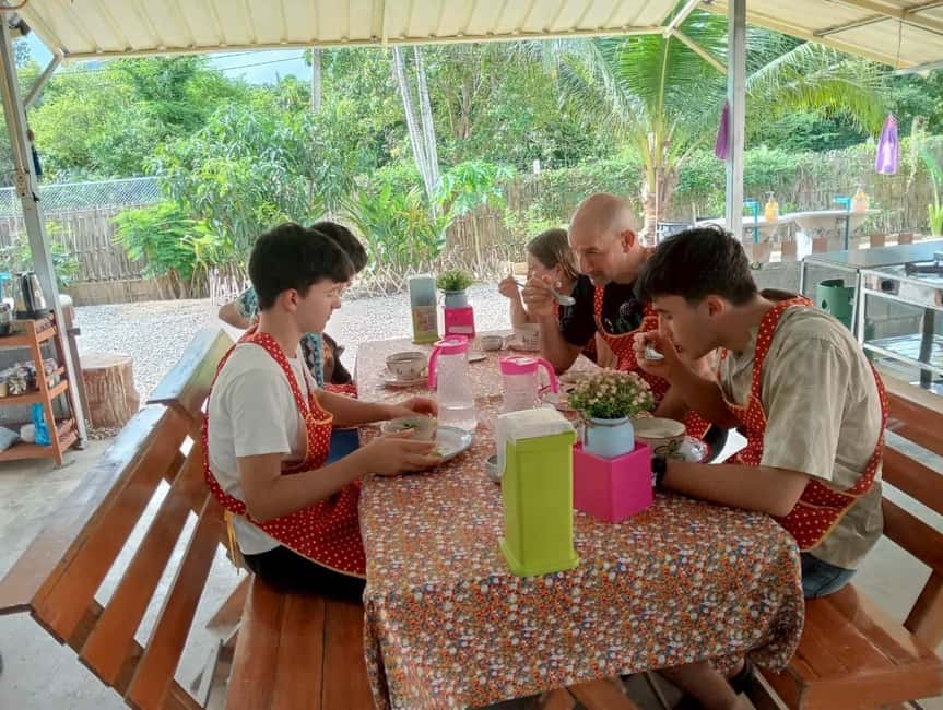 Ao Nang: Authentic Thai Local Cooking Class - The shared meal feels more like a kitchen than a restaurant