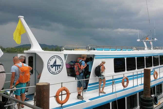 Ao Nang to Koh Phi Phi by Ao Nang Princess Ferry - The Railay Beach stop and the views along the way