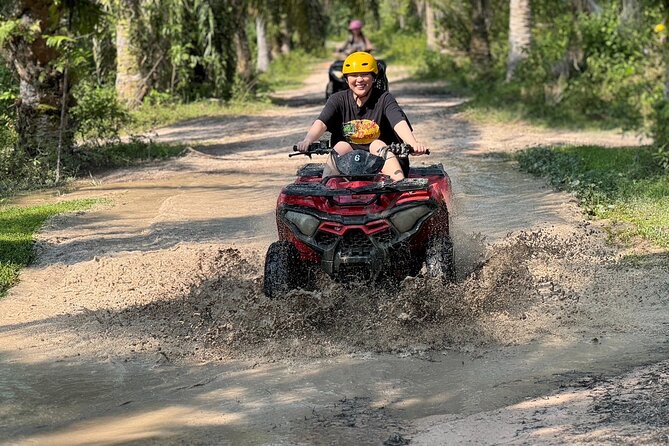 ATV Adventure in Krabi Thailand - Riding through jungle tracks and village roads