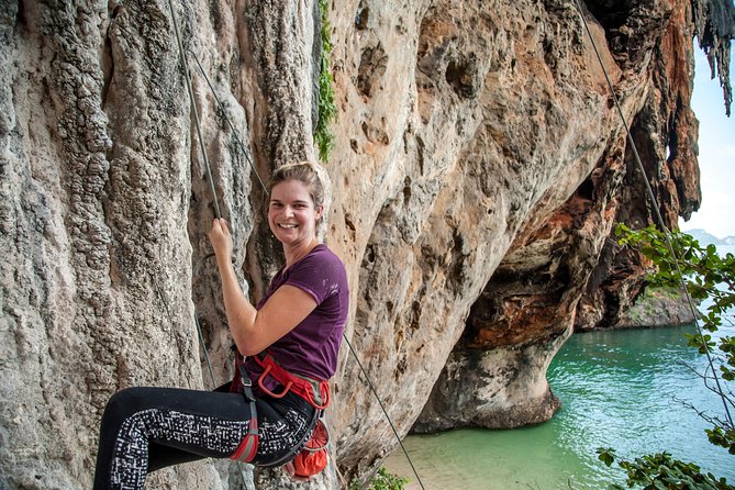 Beginner's Full Day Rock Climbing and Caving Tours at Railay Beach in Krabi - Lunch and the practical midday pause