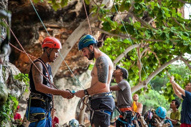 Beginner's Full Day Rock Climbing and Caving Tours at Railay Beach in Krabi - The afternoon cave walk and high rappel