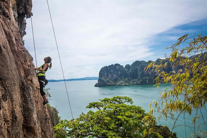 Beginner's Full Day Rock Climbing and Caving Tours at Railay Beach in Krabi - Morning climbing with support, not pressure