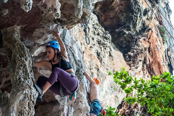 Beginner's Half-Day Rock Climbing Tours at Railay Beach Krabi - What the four-hour climbing session feels like