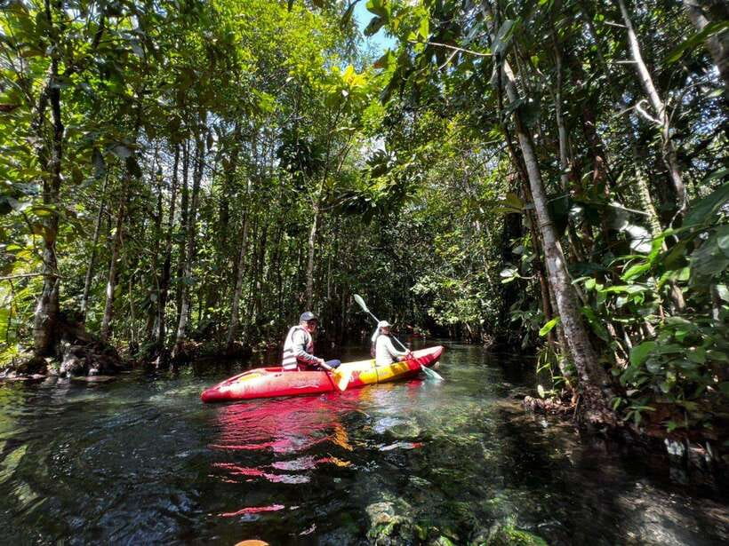 From Ao Nang: Kayaking at Klong Rud with Hotel Transfers - What the Klong Nam Sai swim adds