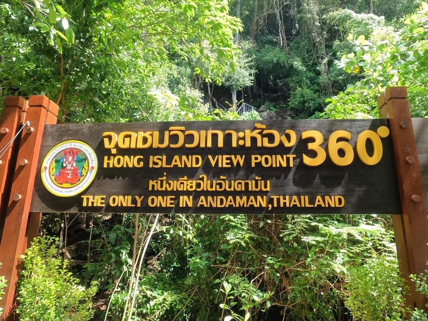 From Krabi: Hong Islands Day Trip by Speedboat with Lunch - Hong Island beaches and the high viewpoint