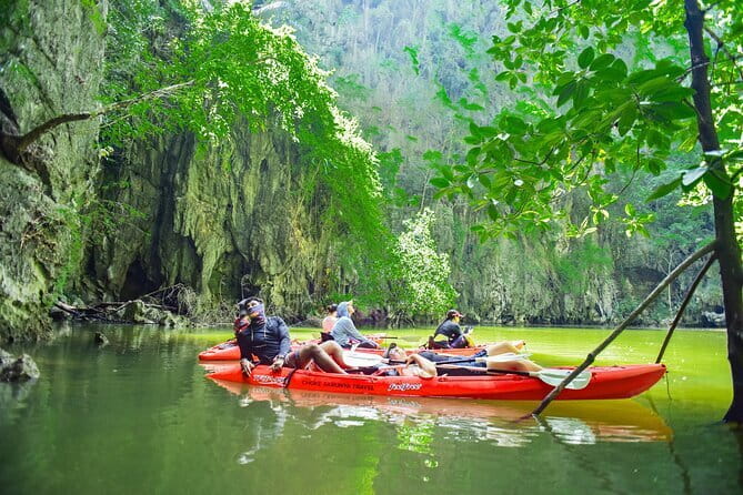 Full-Day Bor Thor Sea Cave Kayaking Adventure from Krabi - Lunch by the river, including a vegetarian option
