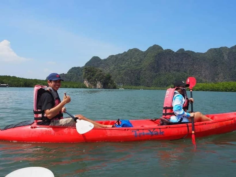 Kayaking ao thalane krabi and ATV extreme - Limestone Cliffs Give the Paddle Its Character