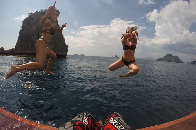 Krabi 4 Island Morning Cruise with Snorkeling & Gourmet Breakfast - Returning through Railay by longtail boat