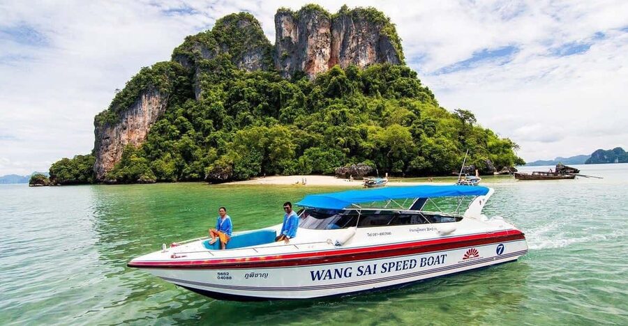 Krabi: 4 Island Whirlwind Tour with Caves, Sandbars & Reefs - Starting with coffee at Wang Sai Speed Boat