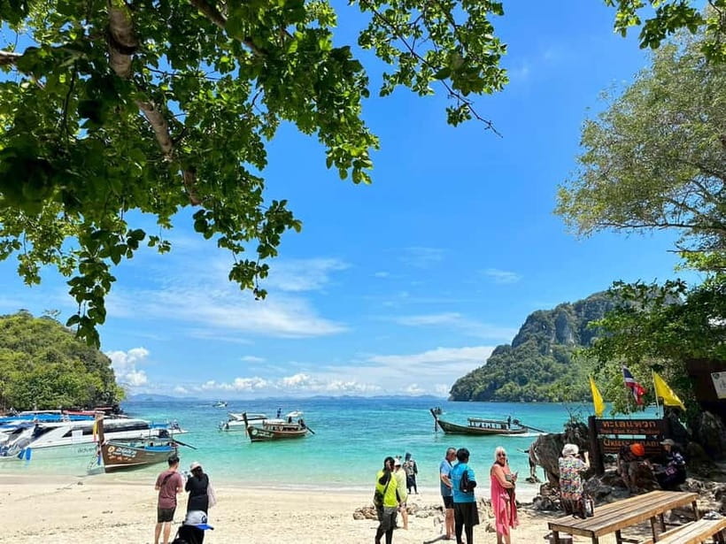 Krabi: 7 Islands Sunset Tour by Speedboat with Snorkeling - Pickup, pier, and the speedboat start
