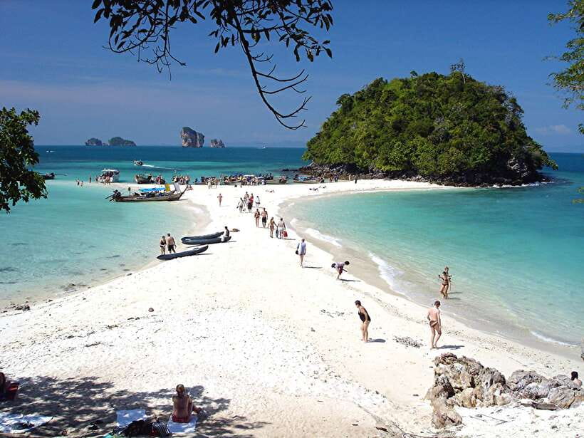Krabi: 7 Islands Sunset Tour with Buffet Dinner & Snorkeling - The glowing-water finale at Koh Raeng