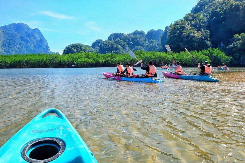 Krabi: A Kayaking Odyssey through Din Daeng Mangrove Maze - From Khao Thong to Ao Thalane Pier