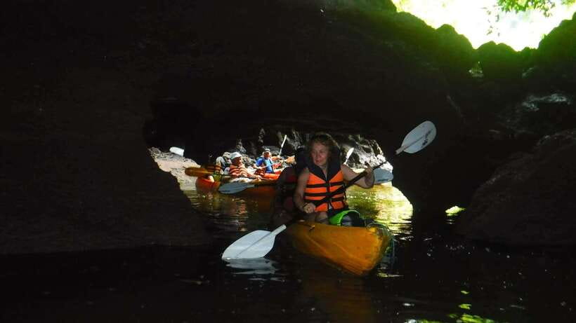 Krabi: A Kayaking Odyssey through Din Daeng Mangrove Maze - Paddling across Ao Thalane Bay