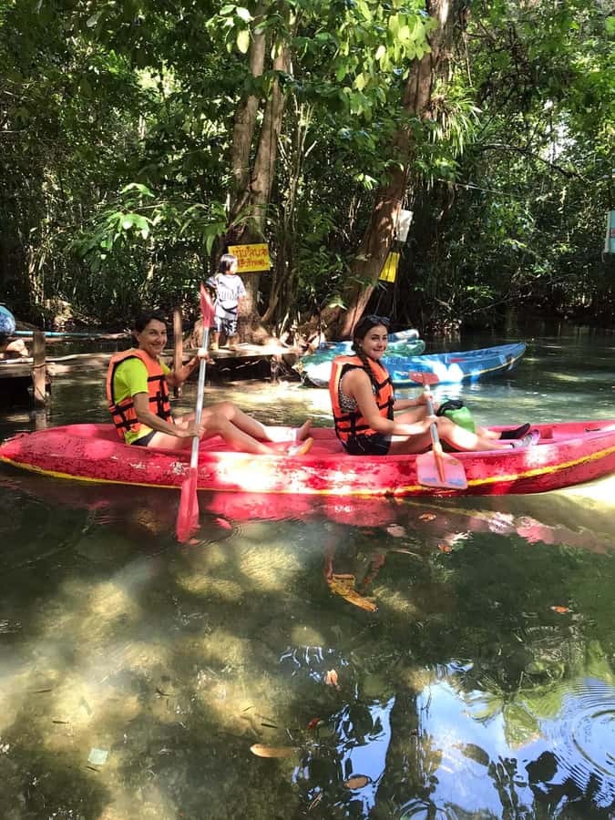 Krabi: Amazon Klong Srakaew Kayaking With Lunch - Kayaking through the emerald canal