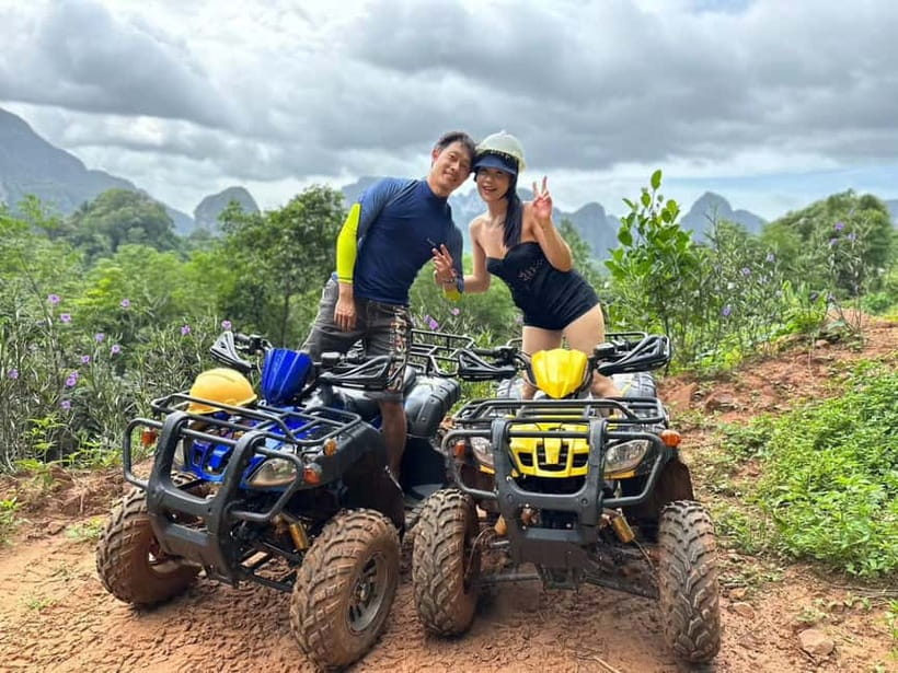 Krabi: ATV Adventure Through Nature - Learning to handle the ATV