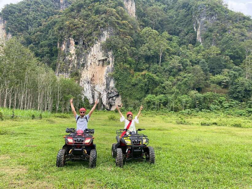 Krabi ATV Extreme Experience with Transfer and Adventure - Getting equipped and starting safely