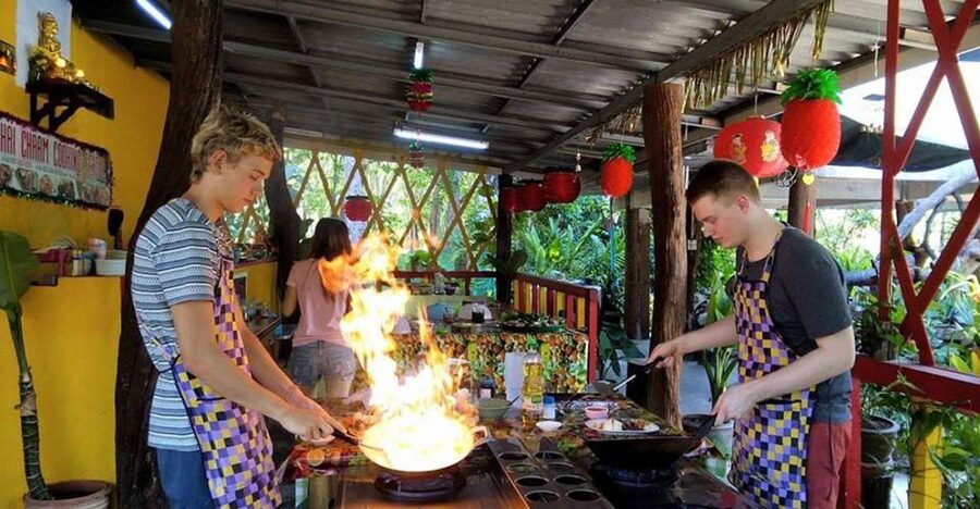 Krabi: Cooking Class at Thai Charm Cooking School with Meal - Eating what you cook