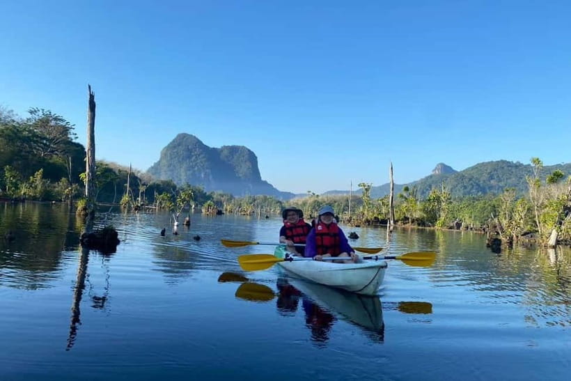Krabi: Emerald Pool, Hot Springs, and Kayaking Tour - The Hot Spring Waterfall works best as a slow stop