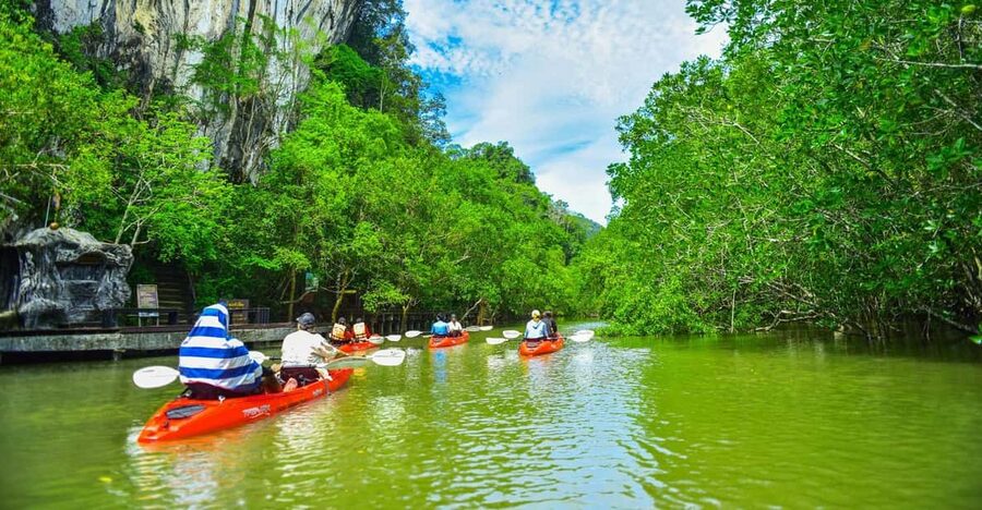 Krabi: Half-Day Bor Thor Mangrove Kayaking Tour - Lunch, fruit, and the return to Krabi