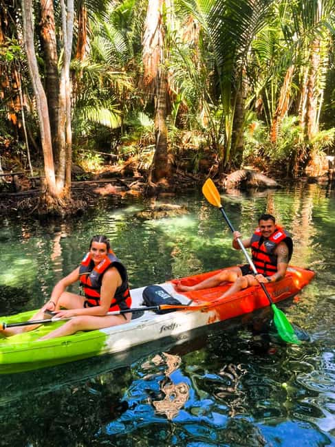 Krabi: Hidden Mirror Lake Kayak, Swim & Easy Nature Activity - Getting set for a beginner-friendly paddle