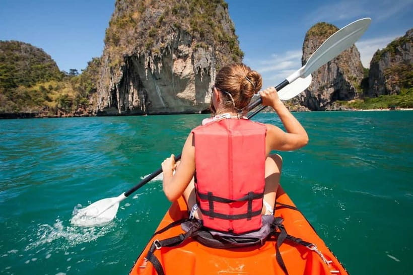 Krabi: Hong Island Longtail Boat & Kayak Tour w Buffet Lunch - The longtail boat ride from Ao Nang