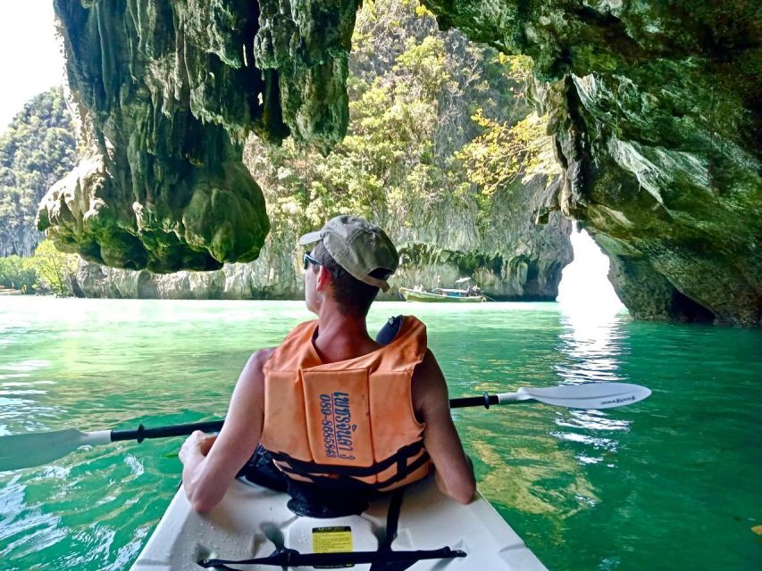 Krabi: Hong Island Tour by Longtail Boat with Kayak Option - Kayaking around the lagoon and mangroves