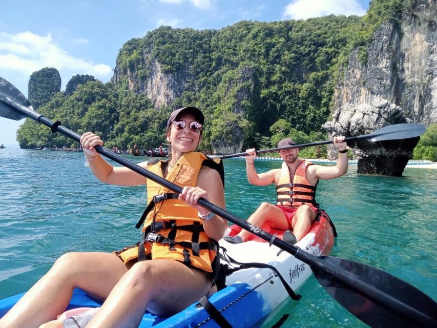 Krabi: Hong Island Tour by Longtail Boat with Kayak Option - Climbing to Hong Island’s 360-degree viewpoint