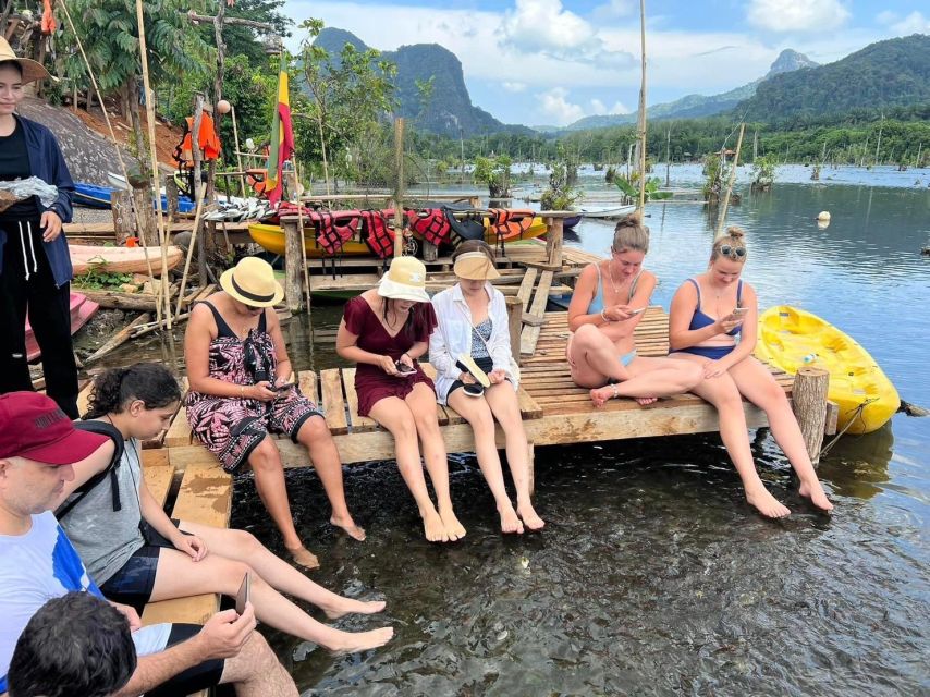 Krabi: Klong Root Kayaking Viewpoint,Fish Feeding and more - Transport, timing, and guide communication