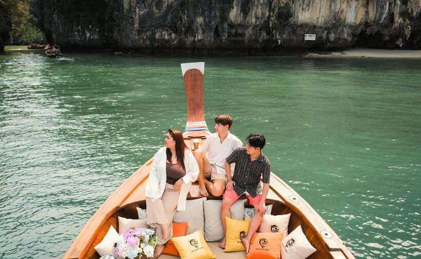 Krabi: Koh Hong Small Group Tour by Luxury Longtail Boat - Snorkeling, swimming, and changing sea conditions