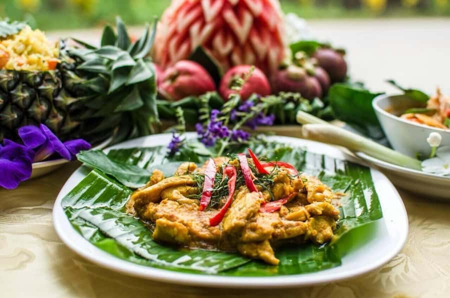 Krabi: Morning/Afternoon Thai Cooking Class at Ya's Cookery - Sitting Down to Eat Your Own Thai Meal