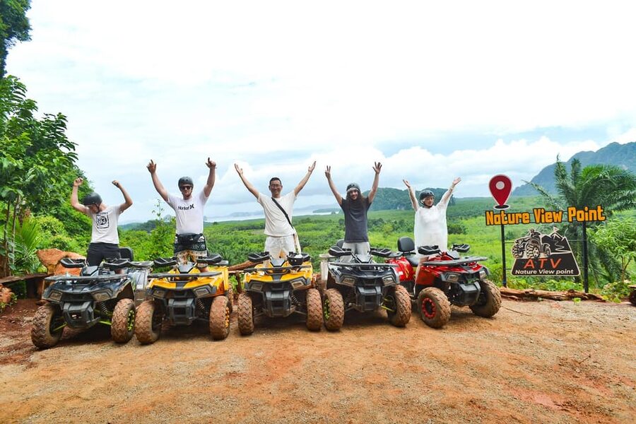 Krabi: Nature View Point Off-Road ATV Adventure - Viewpoints toward Tub Kaek Beach
