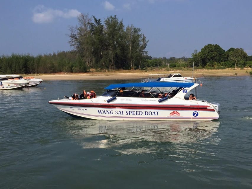 Krabi: Phi Phi Islands & Maya Bay Speedboat Tour with Lunch - Monkey Beach, seen from offshore