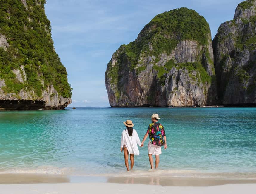 Krabi: Premium Phi Phi Islands Day Trip with Lunch & Snorkel - Bamboo Island begins the day with sand and sea
