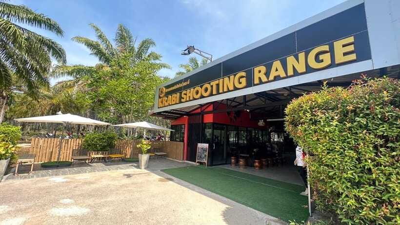 Krabi shooting range(.22 LRM4, .10 bullet) - Who will enjoy this activity most?