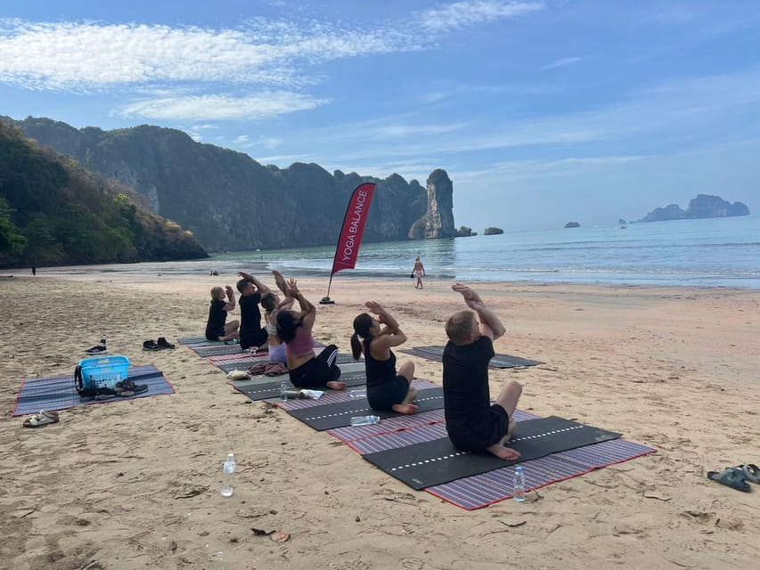 Krabi: Sunrise Yoga Balance Join-in Class - Meditation and relaxation at the end