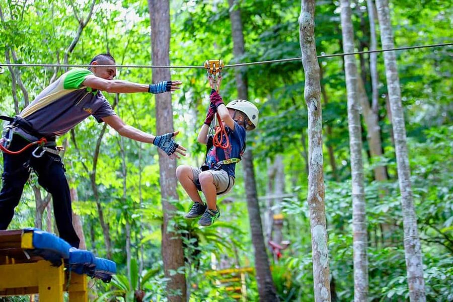 Krabi: Ultimate Zipline Games Challenge - Program B: 29 games and the more unusual challenges