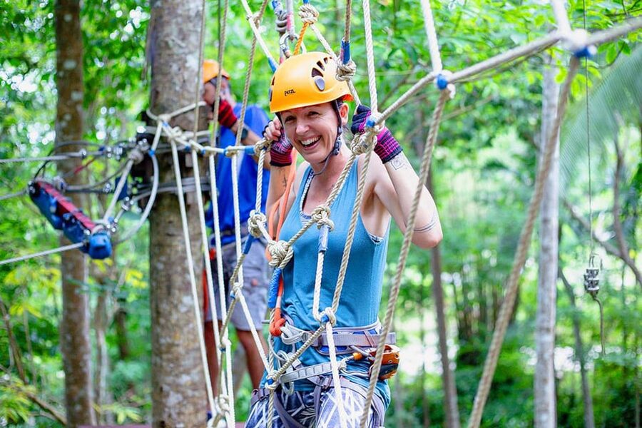 Krabi: Ultimate Zipline Games Challenge - Program A+B gives you the full range
