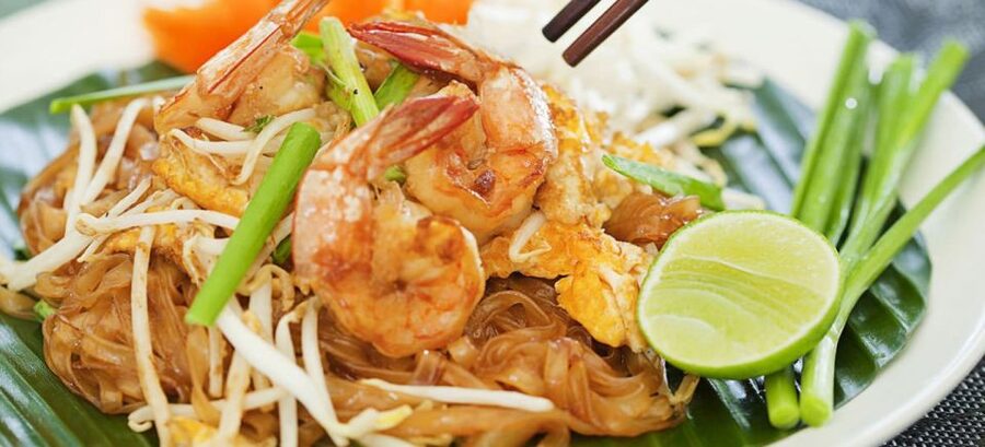 Krabi: Ya's Cookery Late Afternoon Thai Cooking Class - Eating the food you have prepared