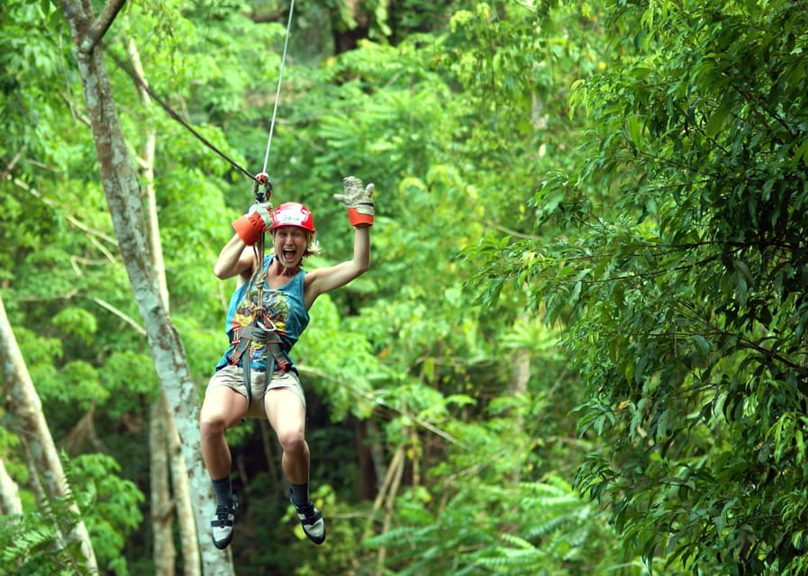 Krabi: Zipline, ATV & Top Rope Climbing Experience - Choosing between a short course and the A and B package