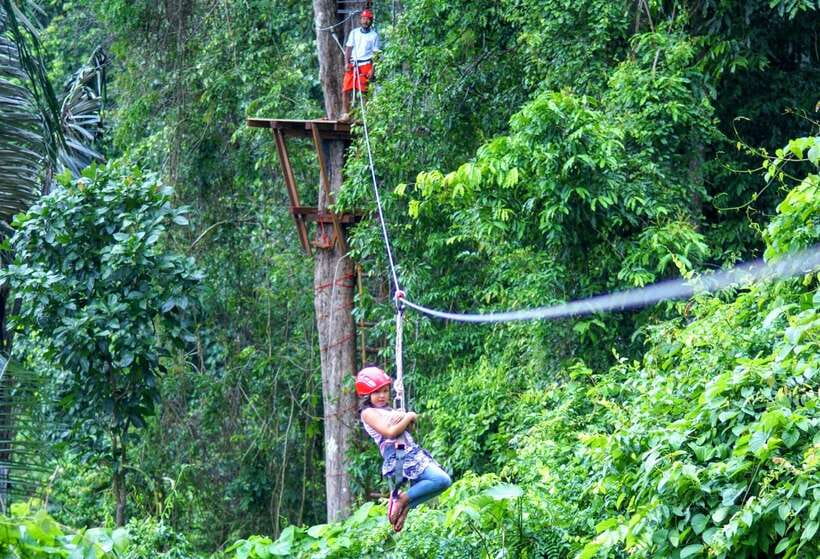 Krabi: Ziplining with Abseiling and Rock Climbing Options - Guides, safety, and the human side of the activity