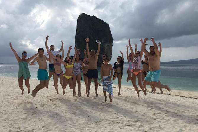 Railay and 4-Island Sunset Speedboat Cruise with Night Snorkel - Koh Poda gives you the classic island hour