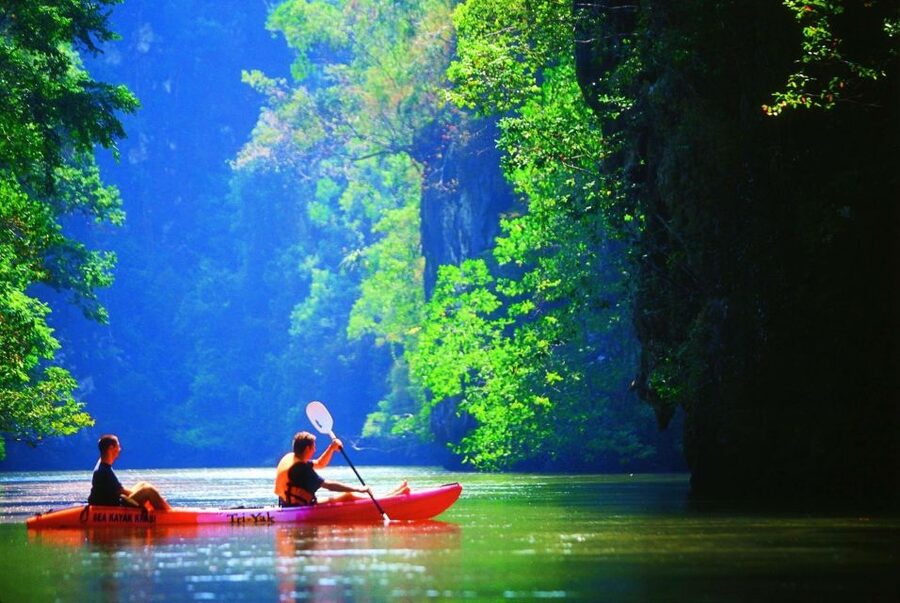 Sea Kayaking in Ao Thalane & Optional Full-Day Hong Island - The sunset and BBQ version