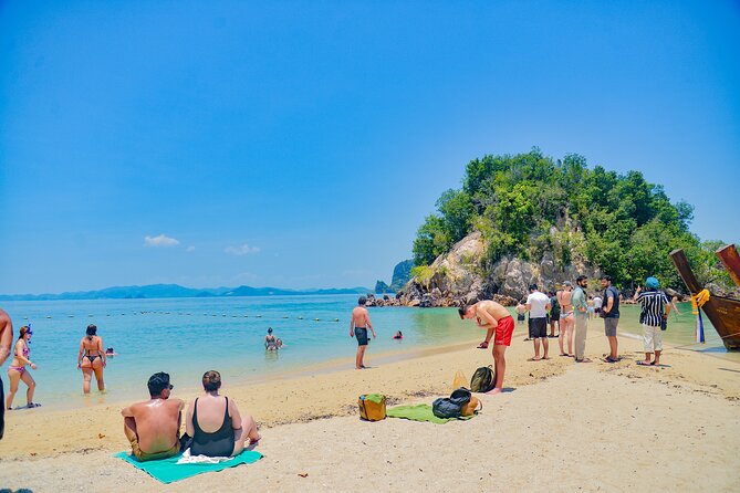 Snorkel and Beach Tour to Hong Islands from Krabi - Ko Pakbia and the sandbar at low tide