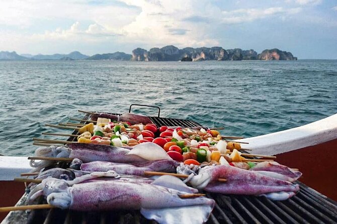 Sunset Dinner Cruise with night Swimming by Luxury Junk Boat - Poda Island: the main water and beach stop