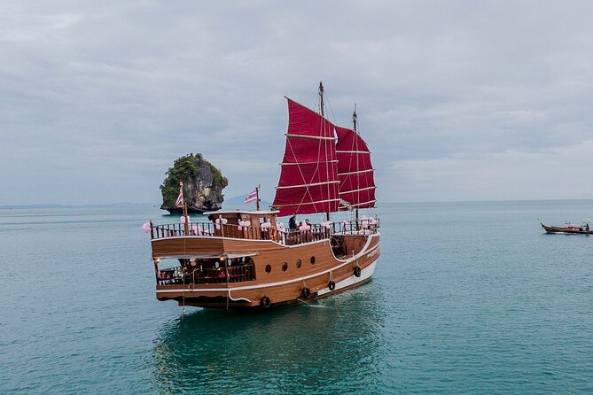 Sunset Dinner Cruise with night Swimming by Luxury Junk Boat - A BBQ seafood dinner with Thai favorites